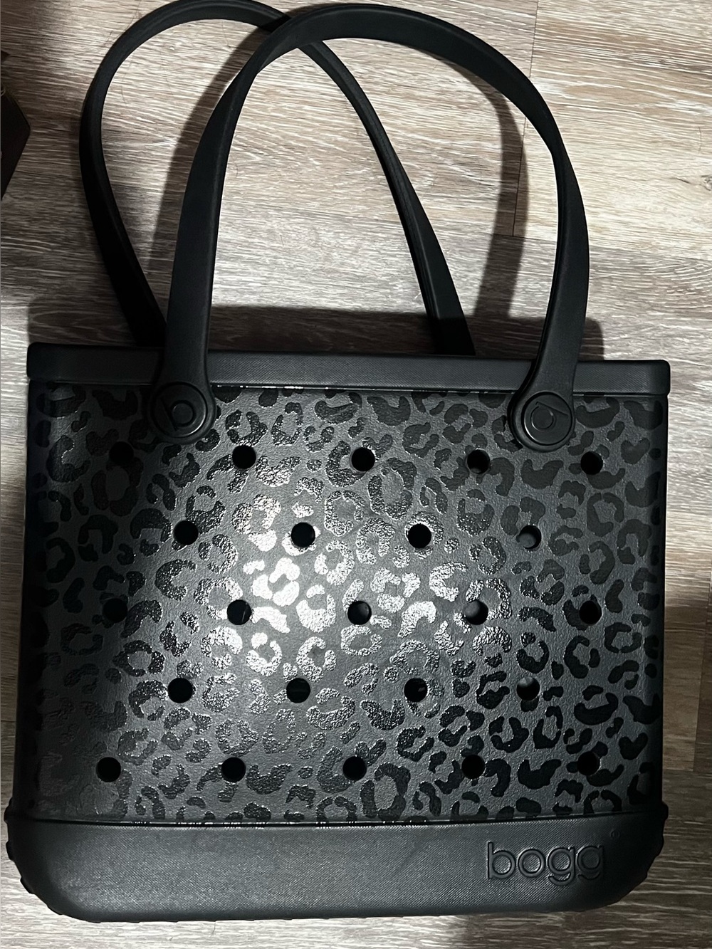 BOGG BABY BAG Black Leopard-Print Tote - Picture 7 of 7
